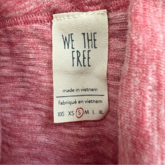 We The Free Pink Sleeveless Tank Top Size S Preowned Chic Turtleneck Tank Top - Picture 3 of 5